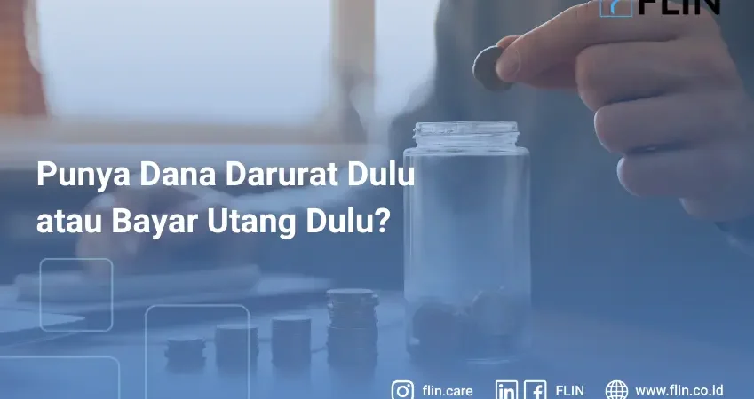 Seorang pria menghemat uang selama krisis energi