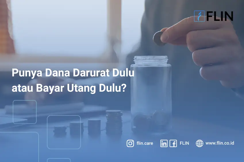 Seorang pria menghemat uang selama krisis energi