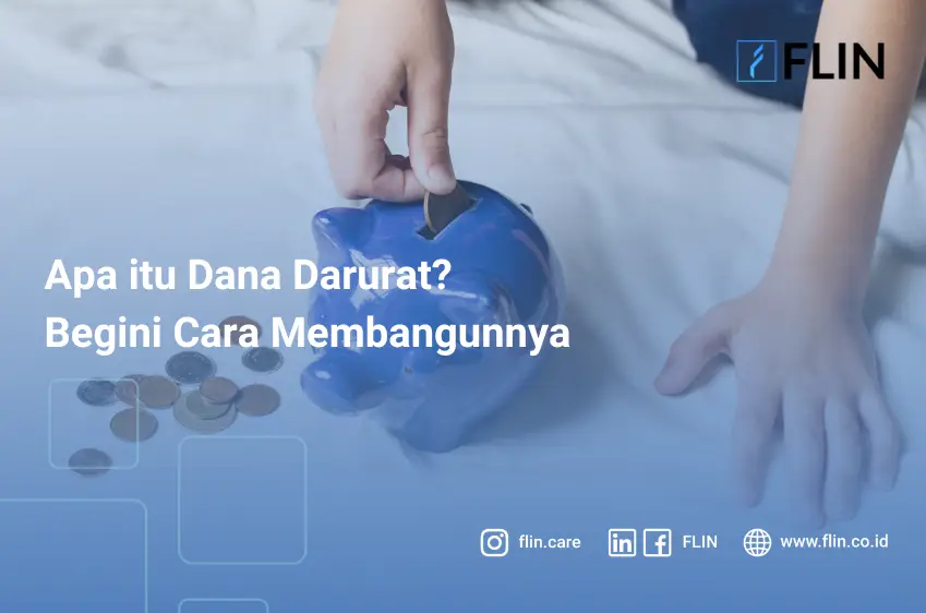 Celengan babi berwarna biru yang diisi dengan koin