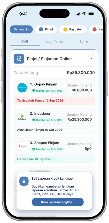 Tampilan aplikasi FLIN — tab 2